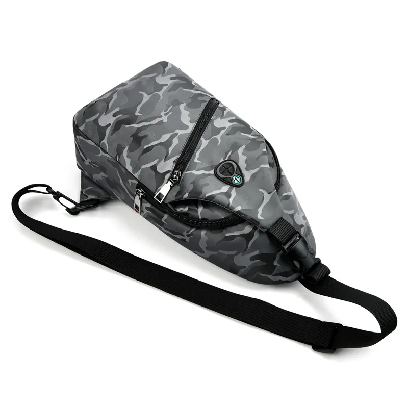 Multifunctional Chest Bag for Man 2021 New Camouflage Print Waterproof Men Crossbody Bags Large Capacity Male Outdoors Pack