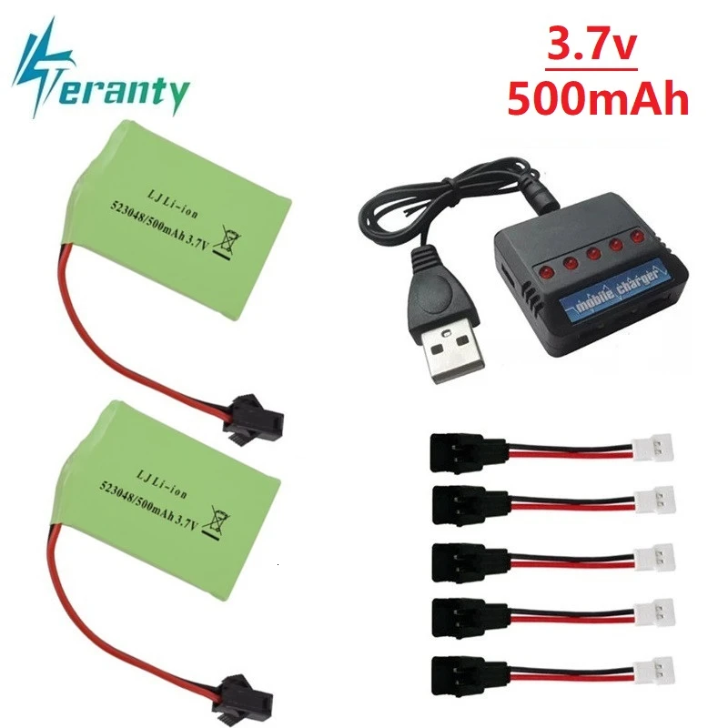 3 7 V 500mAh 523048 литий ионная батарея + зарядное устройство для дистанционного