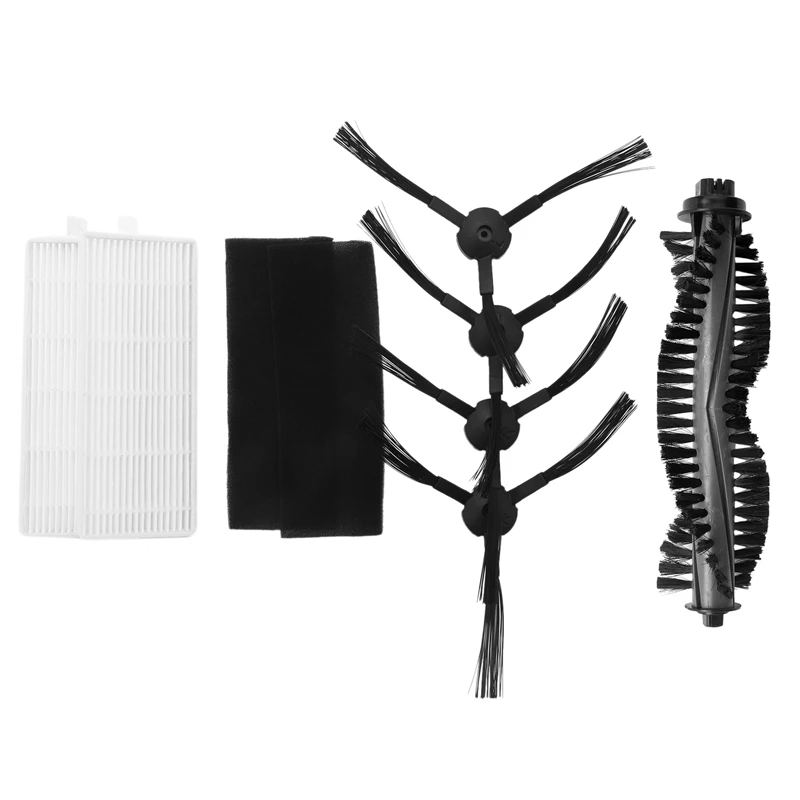 

For ILIFE A4s Robot Vacuum Cleaner Replacement Kits-HEPA Filter Main Brush Side Brushes