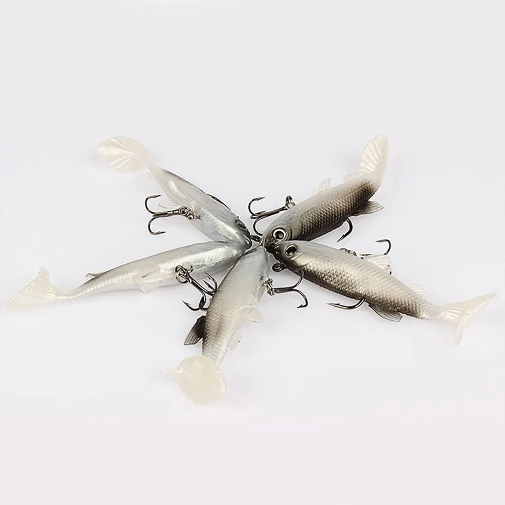 Спасательная рыболовная приманка 1 шт. снасти воблер острый крючок длиной 8 см