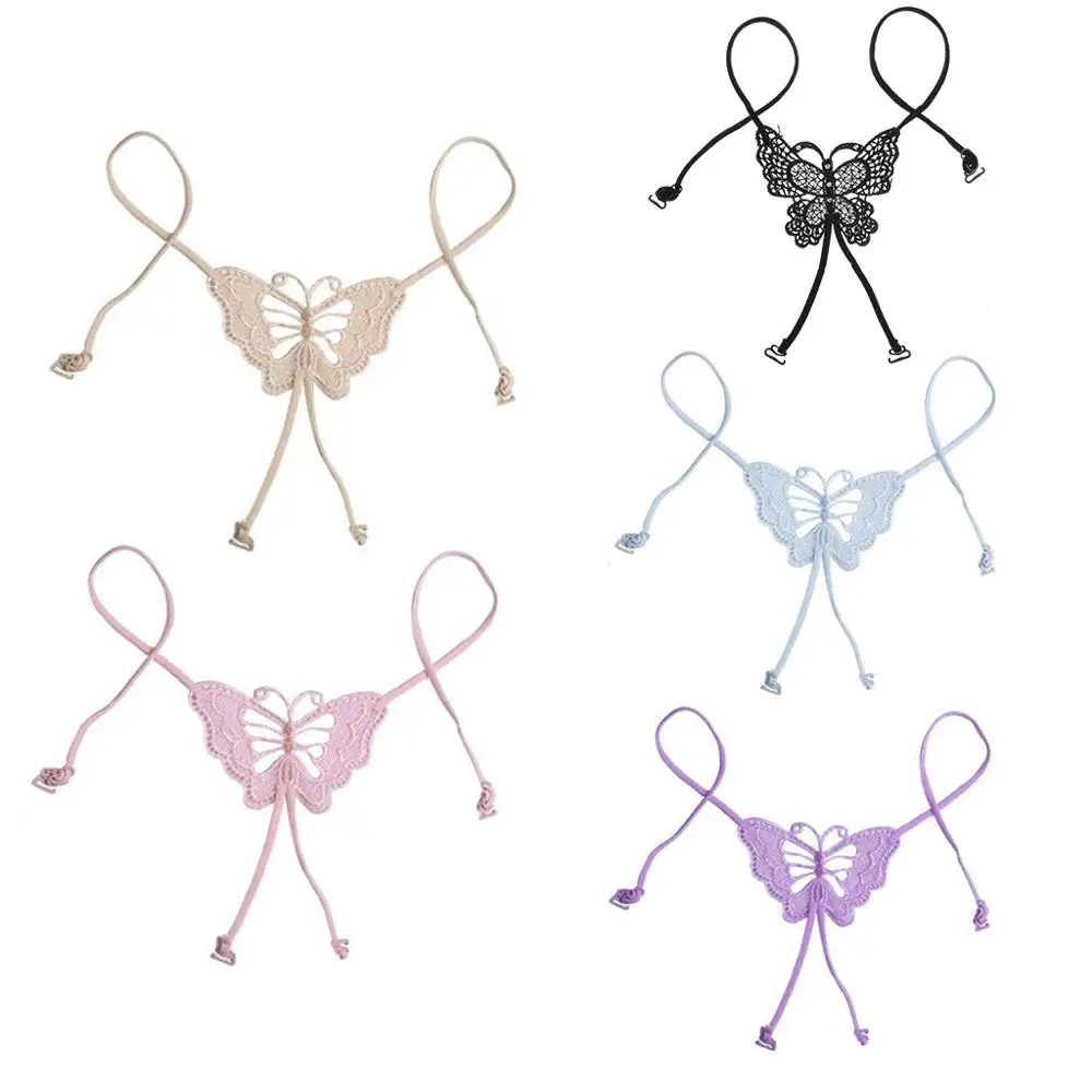 Женский Регулируемый бюстгальтер на спине с бретельками крест Бабочка бант