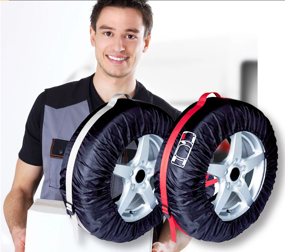 4 шт. чехол для автомобильных запасных шин гаражных автомобильные аксессуары