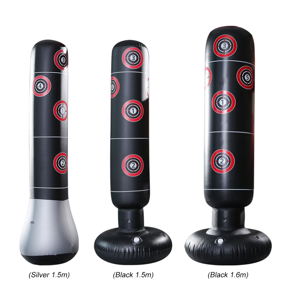 Inflatables Boxing Punching Bag Mma Training Taekwondo Kids Venting Hit Stand Weight Fitnes Equipment | Спорт и развлечения
