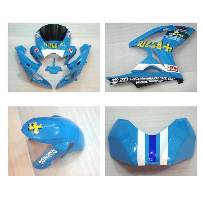 

Wotefusi New Painted ABS Bodywork Fairing For Suzuki GSX R 600 750 K6 2006 2007 (Q)