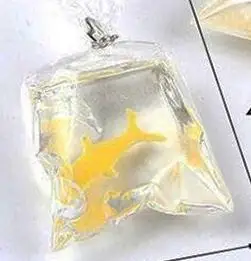 yellow 1 шт. мини 1/6 кукольный домик миниатюрная Золотая рыбка сумка Аксессуары для Барби, Blyth, Pullip декор для кукольного дома игрушки - Цвет: yellow