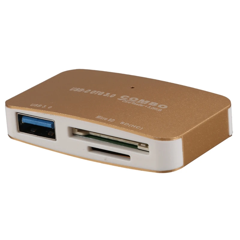 

Multifunction USB Type-C Hub USB-C to USB3.0 with SD/TF Card Reader Type C Splitter Adapter for PC Laptop Accessories