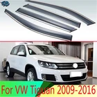 Пластиковые наружные вентиляционные отверстия для VW Tiguan 2009, 2010, 2011, 2012, 2013, 2014, 2016, защита от солнца, дождя