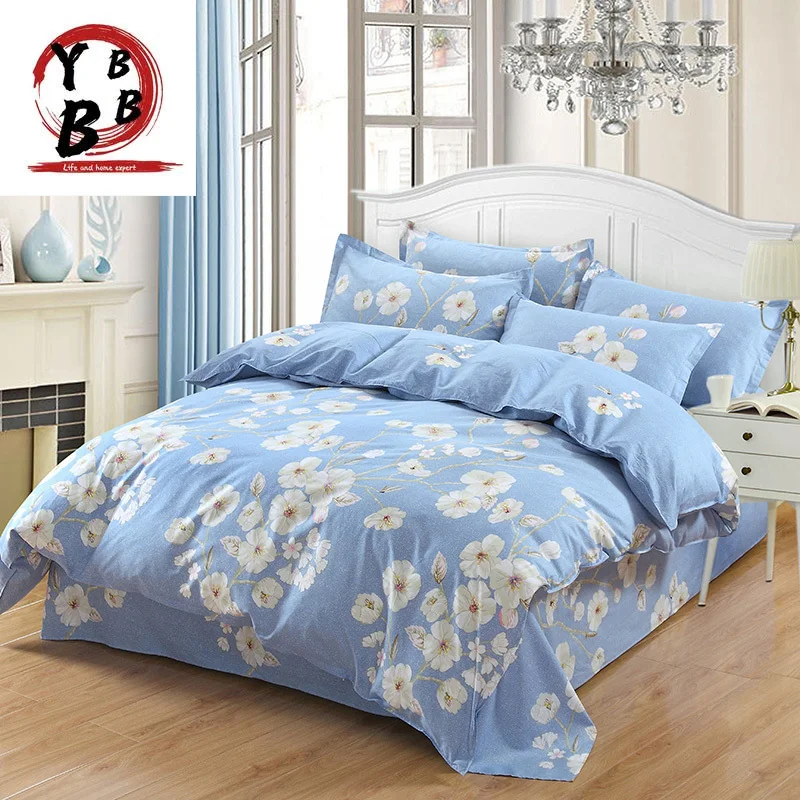 

Plum blossom Bedding Set export Bed Linen quilt cover Bed Sheet Duvet Cover princess style Home Textile twin full queen king