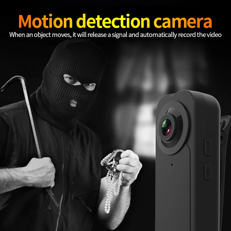 

Mini HD 1080P Min Camera Video Recorder with Night Vision Motion Detection Small Security Cam for Home Outside Camcorder