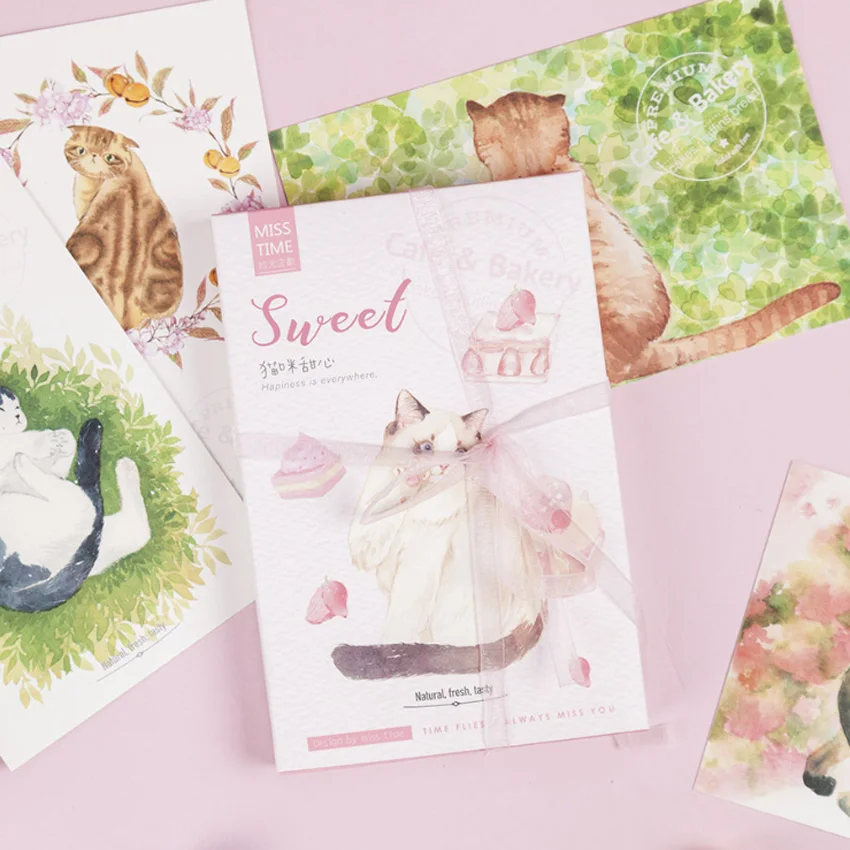 

30Pcs/lot vintage cute show postcard gift card friend greeting Children's gifts postcardchrismas