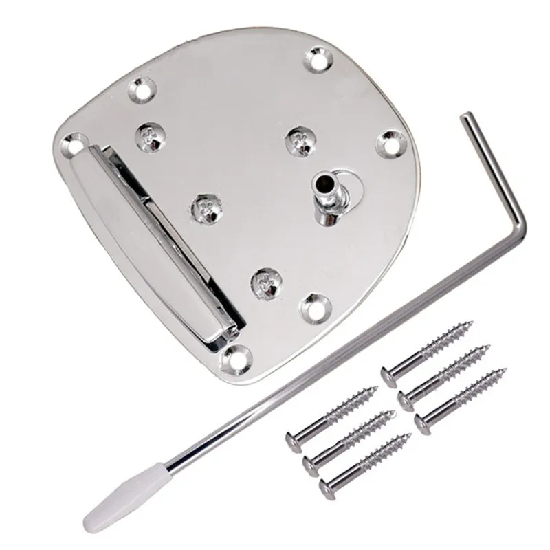 Набор серебряных электрогитар с тремоло Бридж Блокировка сборки Systyem Tremolo Bridge