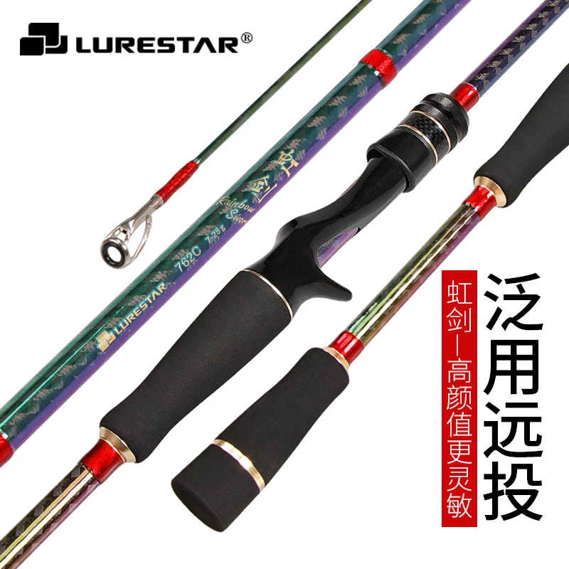 

LURESTAR Full FUJI Parts High Carbon 1.98-2.58m 125g M/MH Power Lure WT 4-30g Spinning Casting Fishing Rod Lure Rods