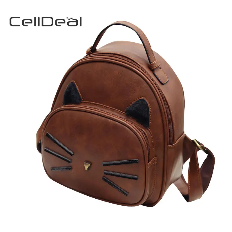 CellDeal высокое качество кавайный рюкзак с кошачьими ушками модный подростковый