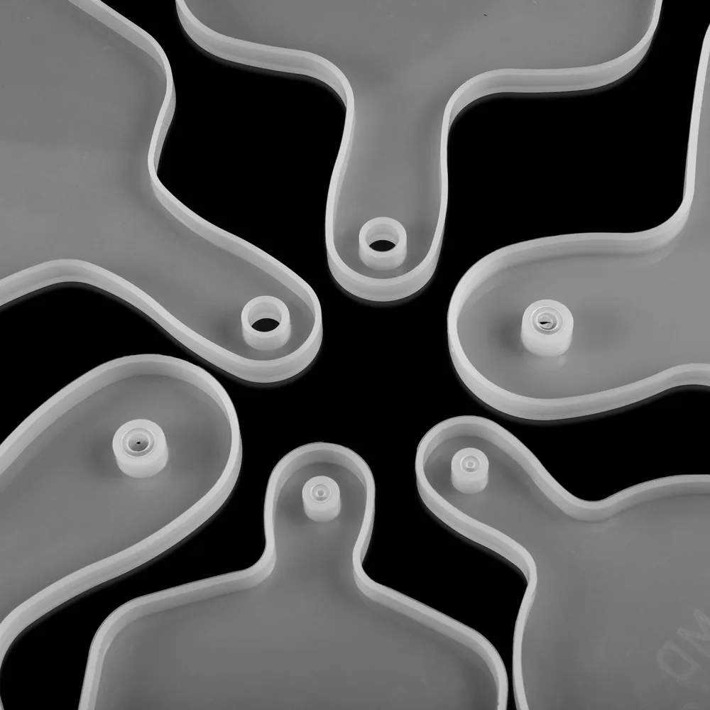 

1Pcs Rectangle Round Handle Tray Epoxy Resin Mold Fruit Coaster Tray Silicone Mold For DIY Home Table Decoration Resin Crafts