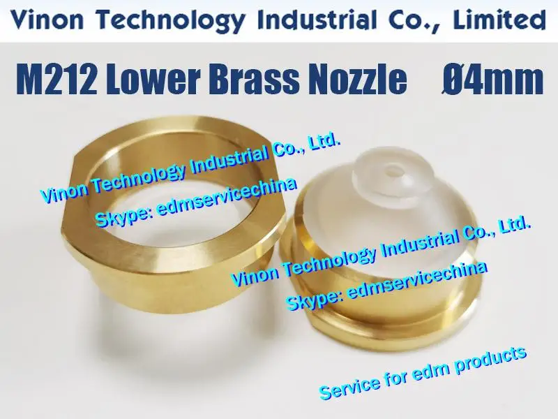 

Ø4 Lower Brass Water Nozzle M212 (Both Side Cut) X054D881H03 for Mitsubishi MV1200S.FX.FA DQ30300, X088D627H01, VFC606, X054D881