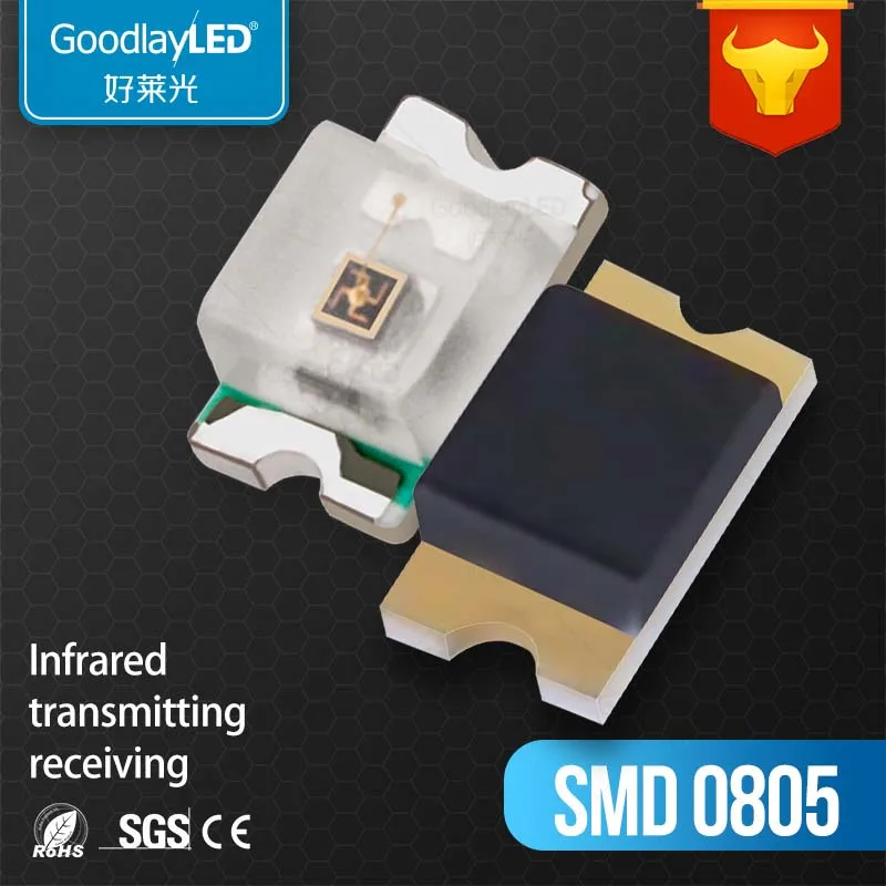 1000pcsEkinglux 0805 ir smd СВЕТОДИОДНЫЙ фототранзистор светодиодный техническое описание