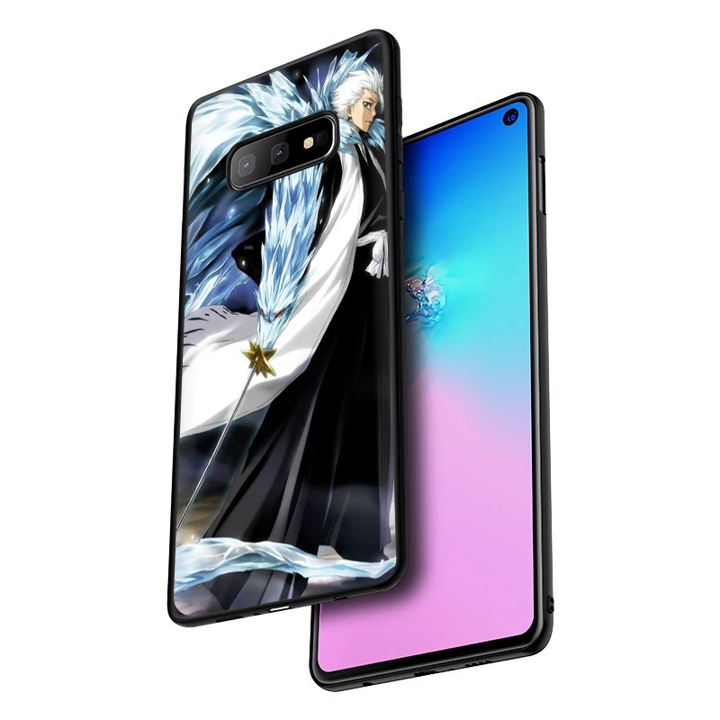 Силиконовый чехол для телефона EWAU Anime отбеливатель Hitsugaya Toushirou Samsung S6 S7 Edge S8 S9 S10 Note 8