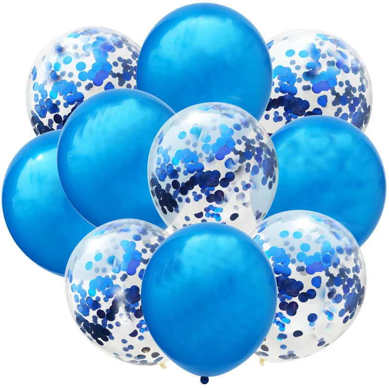 20 шт 12 дюймов латексные воздушные шары с Конфетти украшения для дня рождения
