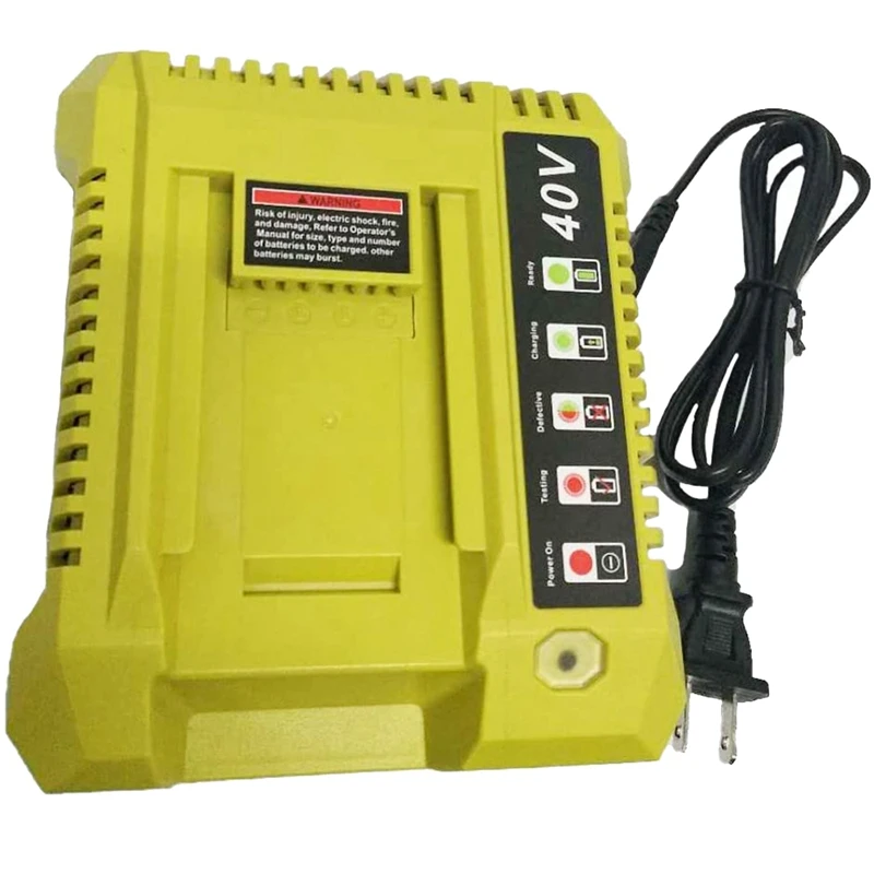 OP401 40V литий ионный Батарея Зарядное устройство для Ryobi OP4050A OP4015 OP4026 OP4030 OP4040 OP4050