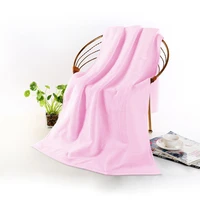 1pcs towel latex solid color cotton large thick bath towel bathroom hand face shower towels home for adults kids beach towel