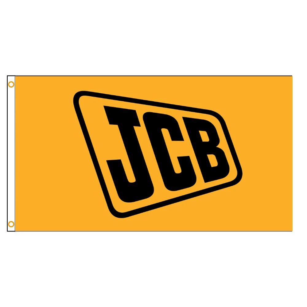 Флаг британского трактора UK JCB 90x150 см|Флаги баннеры и аксессуары| |