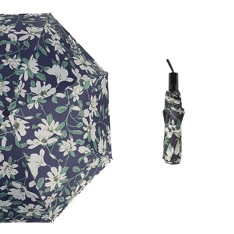 Женский складной зонт с Кленовым листом креативный ульсветильник Зонт черным