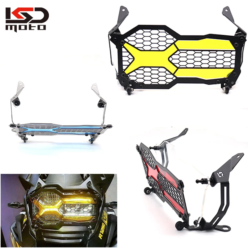 

40th Anniversary FOR BMW R1250GS Adventure R1200GS LC 2013-2021 Motorcycle Headlight Protector Grille Guard Cover