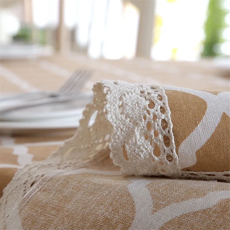 Скатерть в клетку японском стиле с кружевом мягкий воздухопроницаемый чехол для