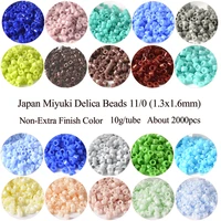 110 miyuki japan delica beads non extra finish colors glass seed beads for diy craft jewelry bracelet making