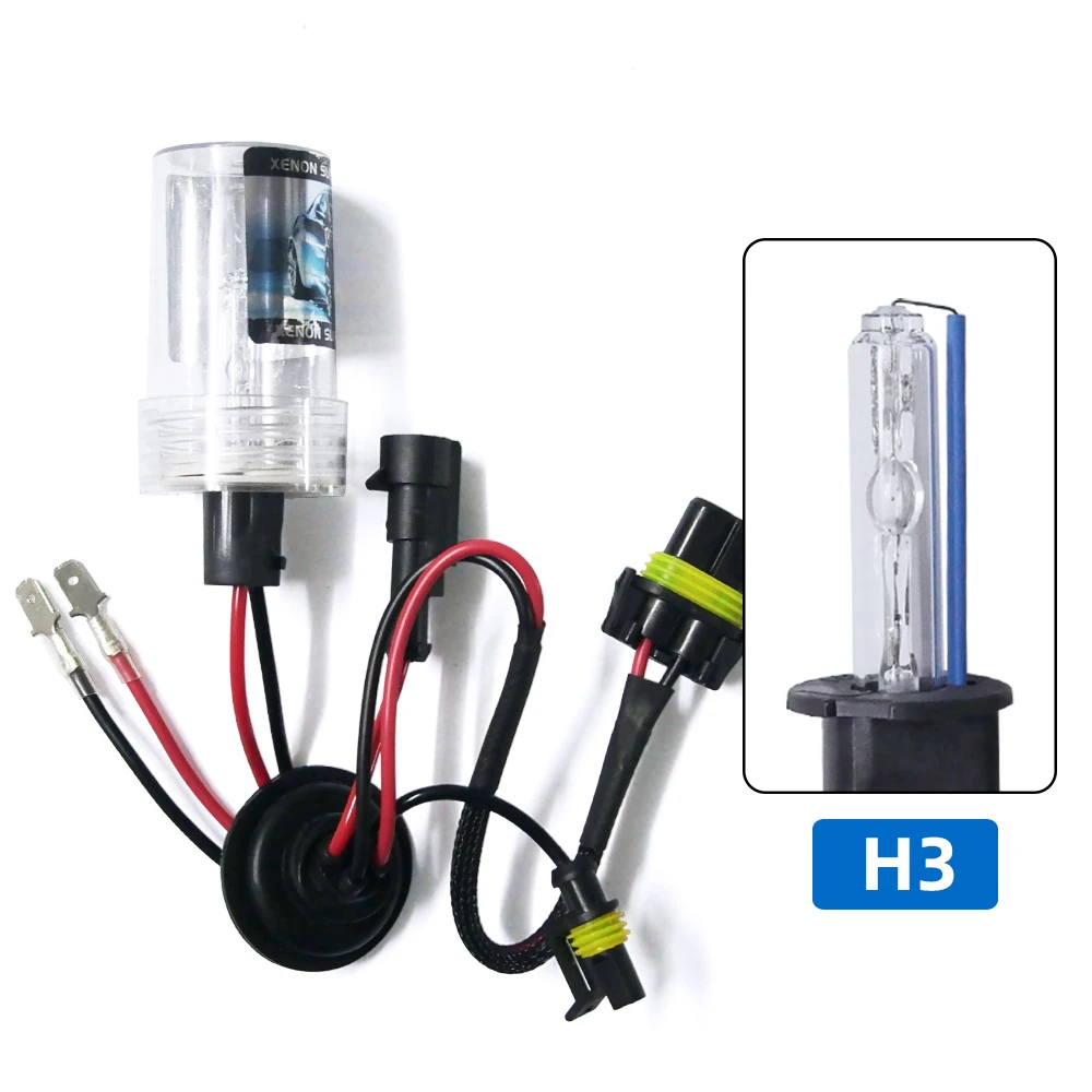 

35W 55W H3 Headlight, Safety Xenon Light Bulb Car Headlight kit HID Headlights Xenon Light Bulbs Replacement