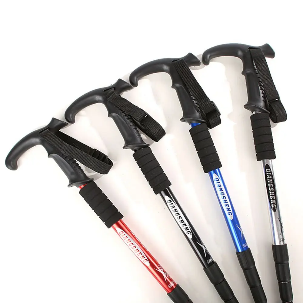 

Desert&Fox Aluminum Adjustable Trekking Poles Lightweight Quick Lock Climbing Walking Sticks Nordic Hiking Pole For Running