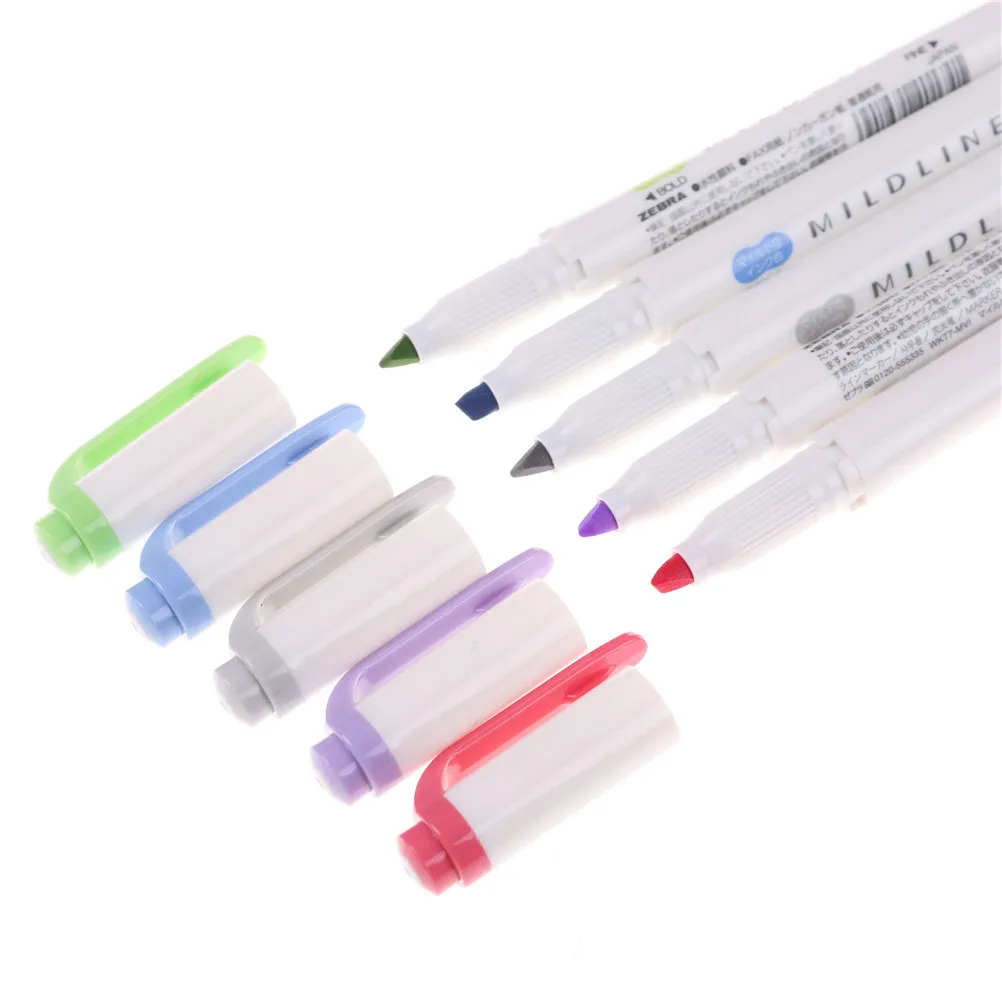 3 шт./5 шт. японские канцелярские товары Zebra мягкий вкладыш двухсторонняя