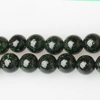 high quality synthetic green sandstone 468101214mm round necklace bracelet jewelry diy gems loose beads 15 inch wk102