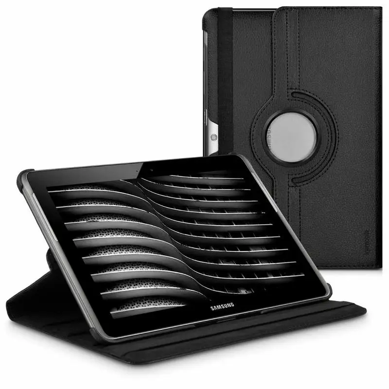 

360 Degree Rotating Flip PU Leather Cover Case For Samsung Galaxy Note 10.1inch GT-N8000 N8010 N8020 N8005 SCH-I925 Tablet Case