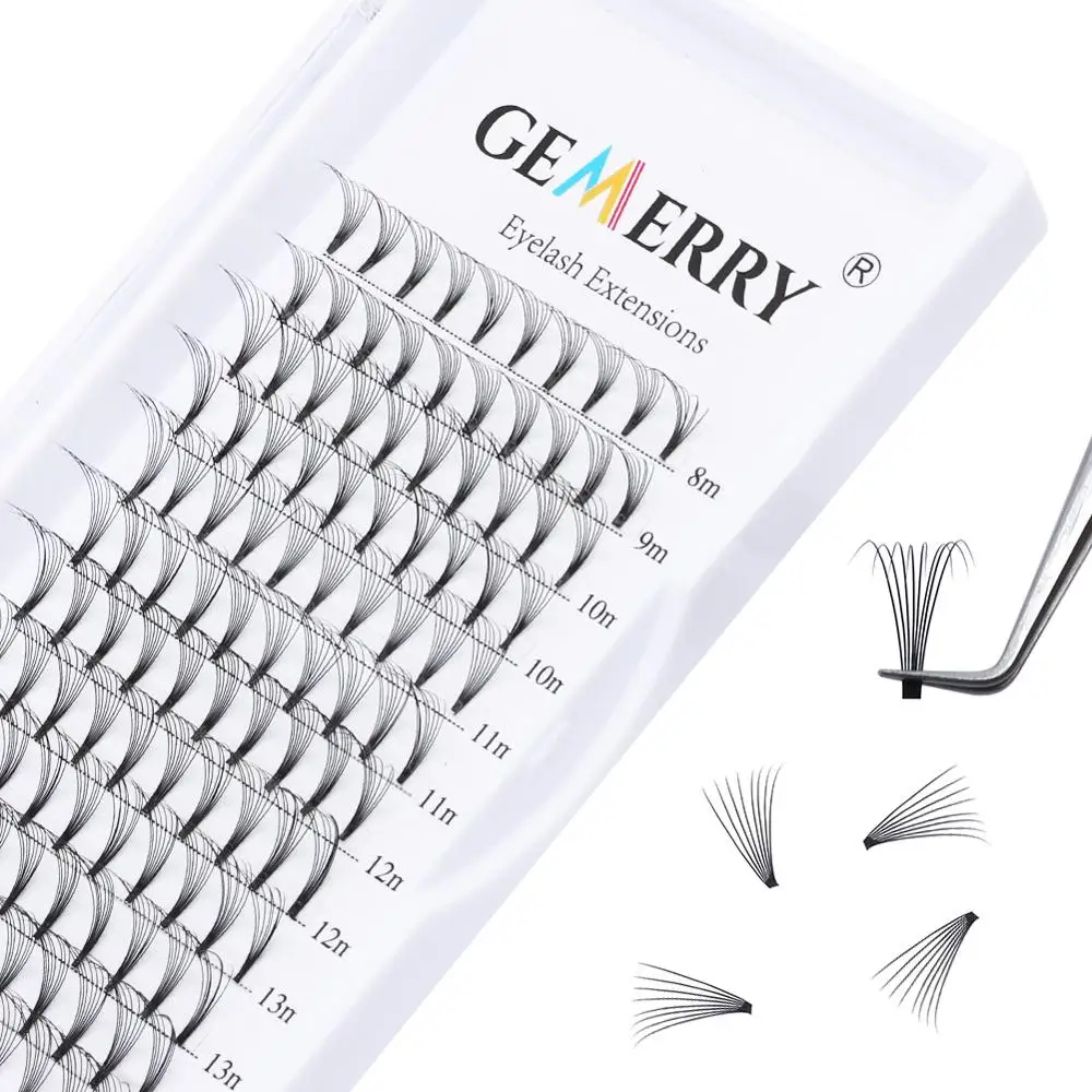 5 шт. Новое поступление Удлиненные ресницы для наращивания смешанные 8-14 русские