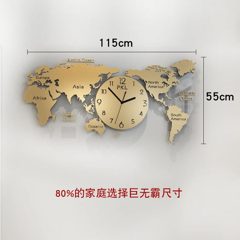 Настенные часы в скандинавском стиле современные тихие креативные Роскошные с
