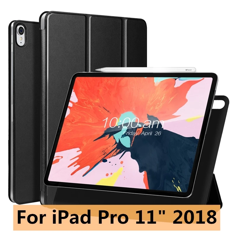 Смарт-чехол для iPad Pro 11 &quot2018 A1980 A1934 A1979 Магнитный чехол Чехол Авто Режим