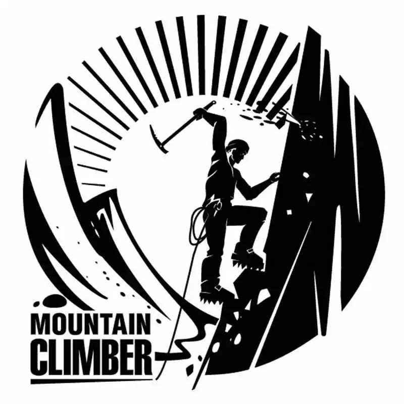 Наклейка на стену для альпинизма Виниловая наклейка Декор дома украшение