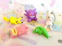 tomy pokemon action figure gacha pendant pikachu mewtwo gengar metapod model toy