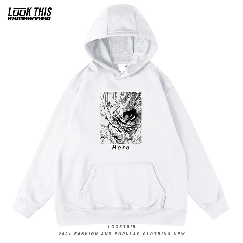 

Anime Print My Hero Academia Casual Hoodies Hoody Tops Mens Hip Hop Pullover 2021 Autumn Boy Sport Oversized Hoodie Sweatshirts