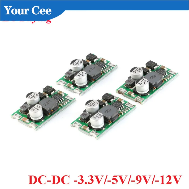 Отрицательный Выход-3 3 V/5 В/9 В/12V DC-DC Напряжение Питание модуль DC преобразователь