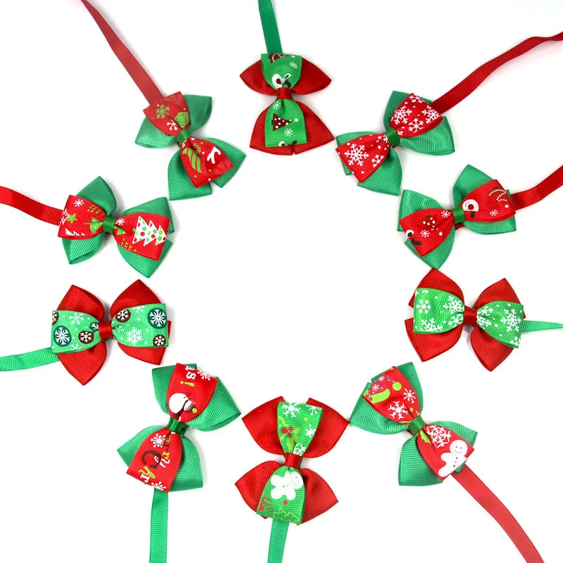 50 шт. рождественские аксессуары галстук-бабочка для домашних животных | Дом и сад