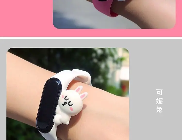 Милый mi band 4 ремешок сменный силиконовый mi 4 band ремни игрушка my band 3 ремешок для xiaomi mi band 3/4 аксессуары для браслетов