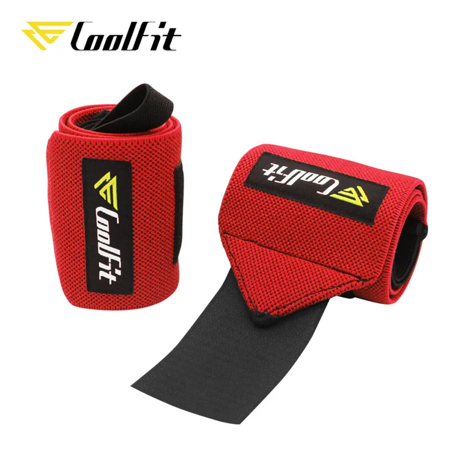 CoolFit 1 пара гимнастический фитнес тяжелая атлетика нарукавники Powerlifting браслет