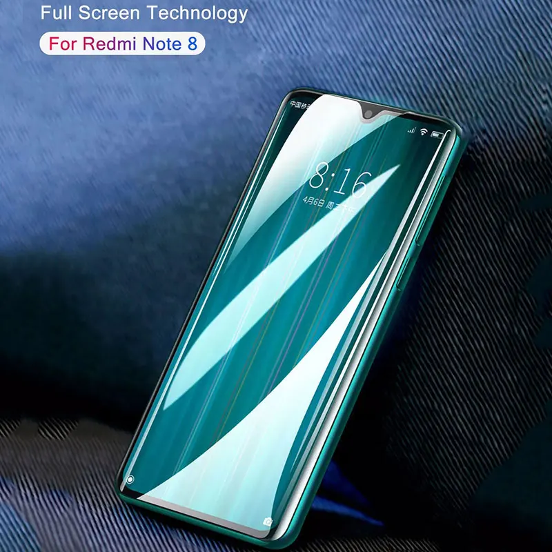 2 шт. стекла для Xiaomi Redmi Note 8 Pro, закаленное стекло, защита экрана, Защитное стекло для Xiaomi Redmi Note 8 Pro 8t