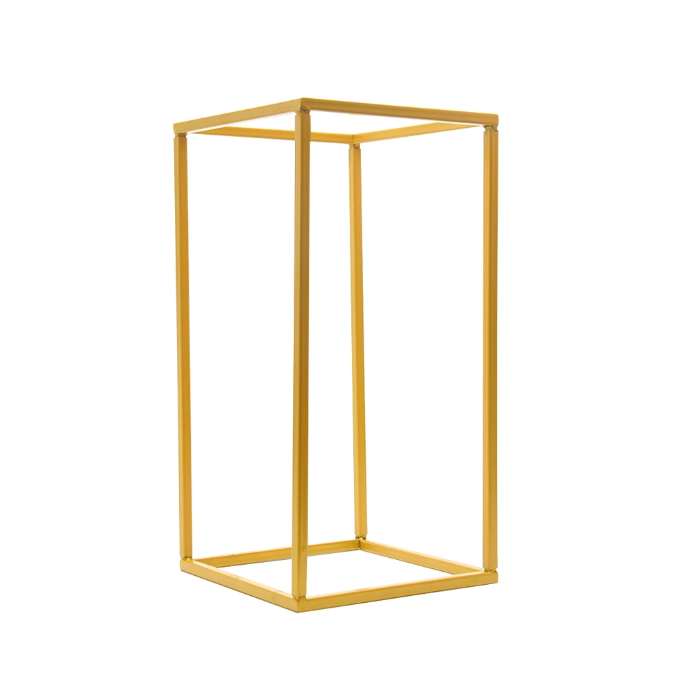 

Wedding Party Holder Detachable Vases Column Stand Geometric Floor Decoration Iron Art Centerpiece Rustproof Flower Rack