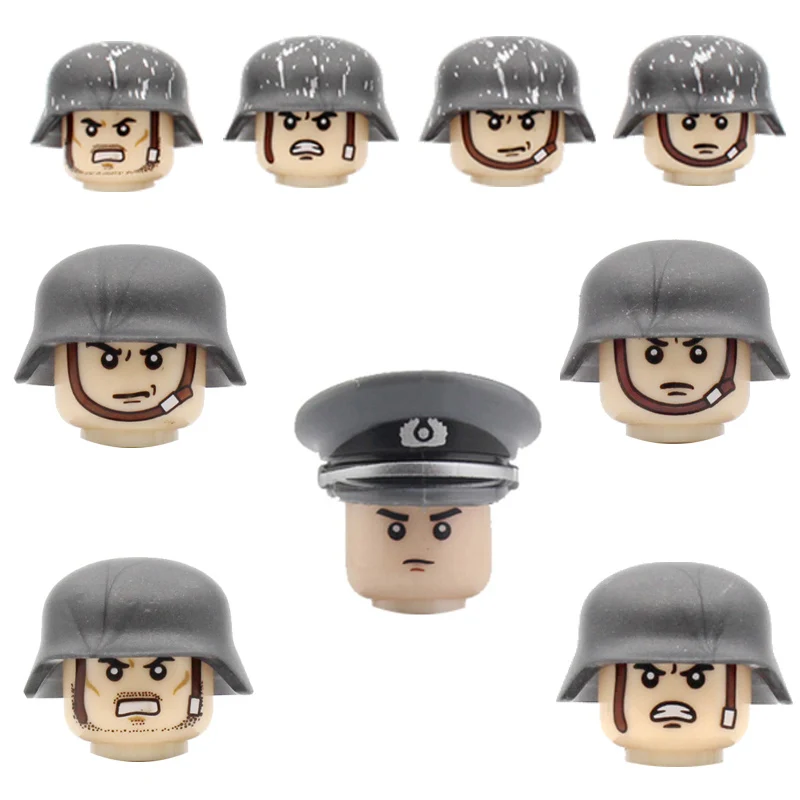 Фигурки солдат армии Германии WW2 строительные блоки Военные солдаты камуфляжный