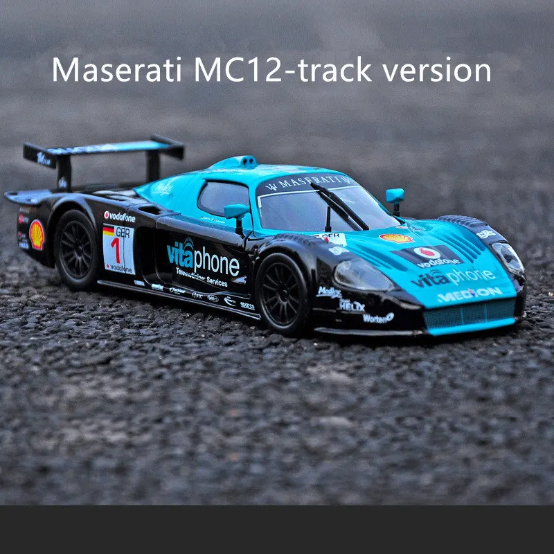 MC12 Bburago 1:24 Bentley Континентальный GT3 трек версия трансформер сплав модель автомобиля Моделирование Украшение автомобиля коллекция Подарочная игрушка - Цвет: MC12