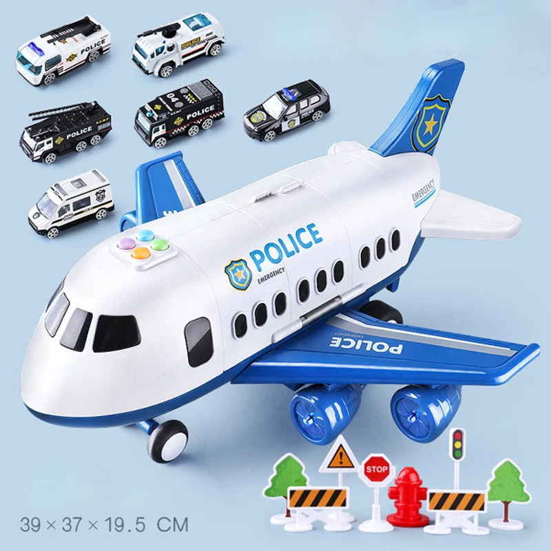 

Music Story Simulation Track Inertia Children's Toy Aircraft Large Size Passenger Plane Kids Airliner Toy Car