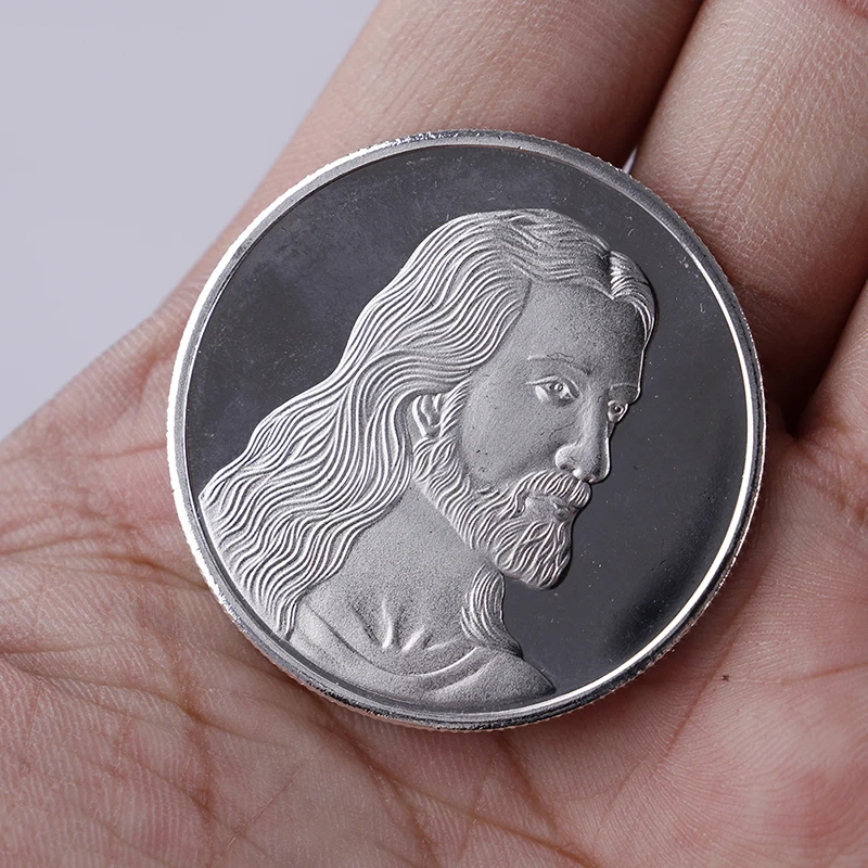 Памятная монета с имитацией Тайной вечери диаметром 40 мм | Дом и сад